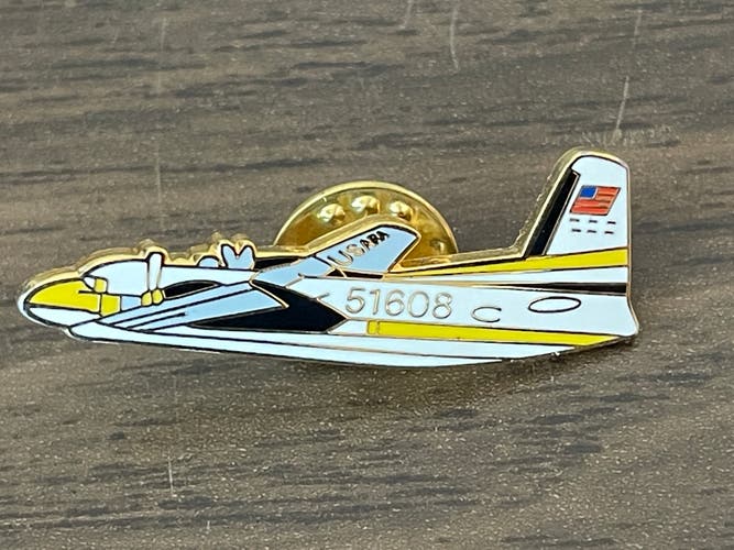 US Army USARA 51608 SUPER AWESOME C31-A TROOP CARRIER Airplane Lapel Hat Pin!