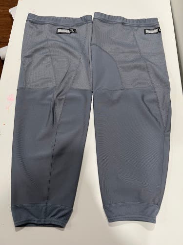 Gray Used  Reebok Pro Stock Reebok Edge Socks XL+