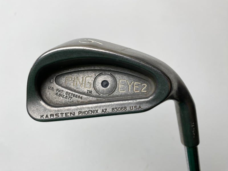 Ping Eye 2 Single 6 Iron Black Dot Karsten ZZ-Lite Regular Steel RH Midsize Grip