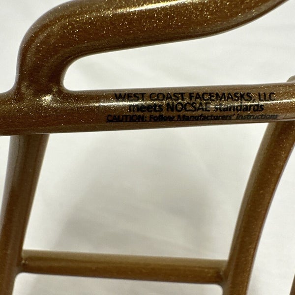 RIDDELL Z2EG/Schutt EGOP Adult Face Mask In ￼￼ Metallic Gold
