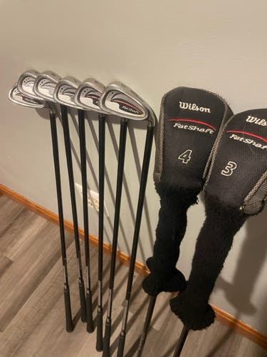 Used Wilson Fat Shaft Hybrid+Iron Set