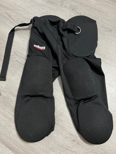 Black Used Medium Schutt Football Game Pants