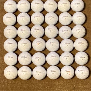 Used Titleist 36 Pack (3 Dozen) AVX Balls