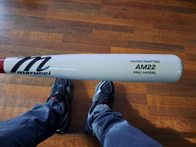 New 2023 Marucci Wood AM22 Bat (-3) 30 oz 33"
