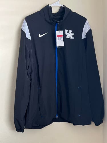 Nike UK Kentucky Wildcats Full Zip On Field Jacket Men's Size Large DN6235-010