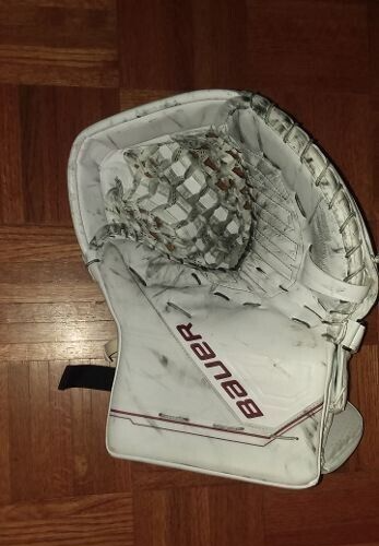 ARIZONA COYOTES Connor Ingram game-used Bauer Mach catcher (name on cuff) 2022-23 season