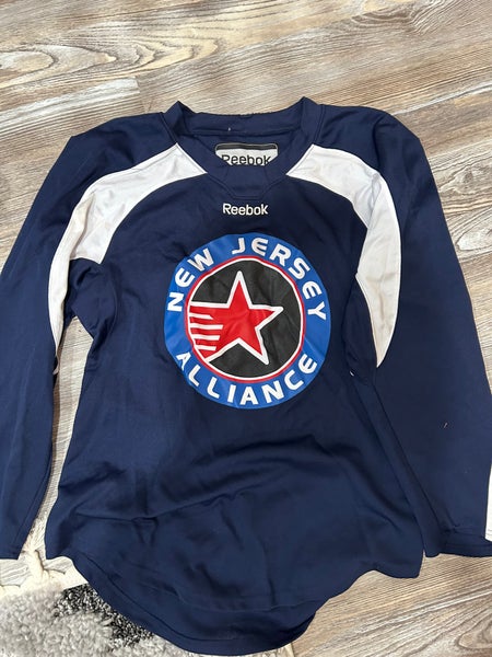 Montreal Canadiens dark blue Reebok practice jersey size Medium