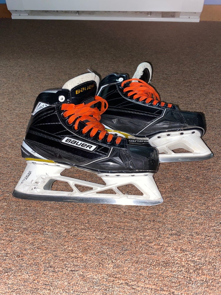 Used Bauer Regular Width Size 7 S190 Hockey Goalie Skates