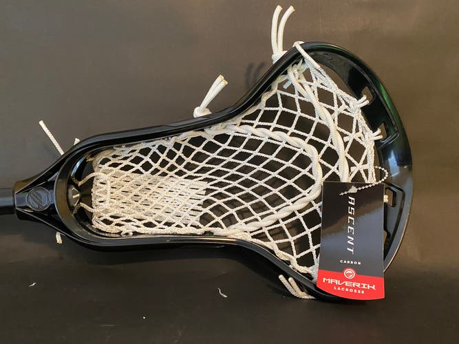 New Maverik Women's Ascent Carbon Lacrosse Stick Black #3003372