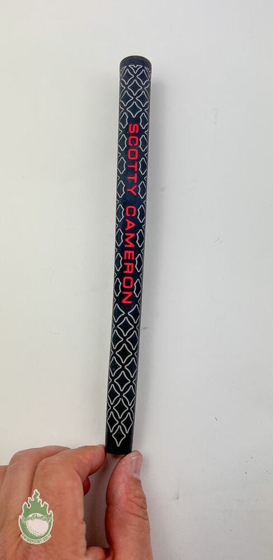 Used Golf Pride Scotty Cameron Black & Red Pistolini Plus Textured Putter Grip