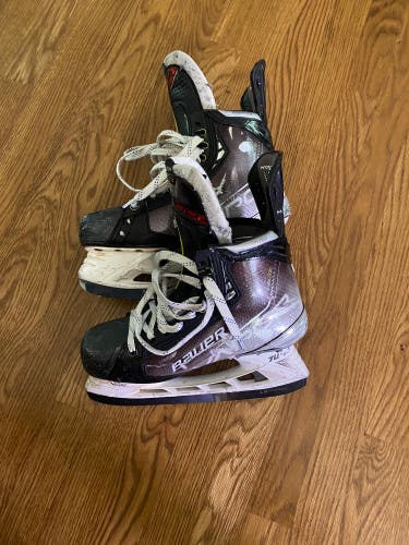 Used Bauer Regular Width Pro Stock Size 7 Vapor Hyperlite Hockey Skates