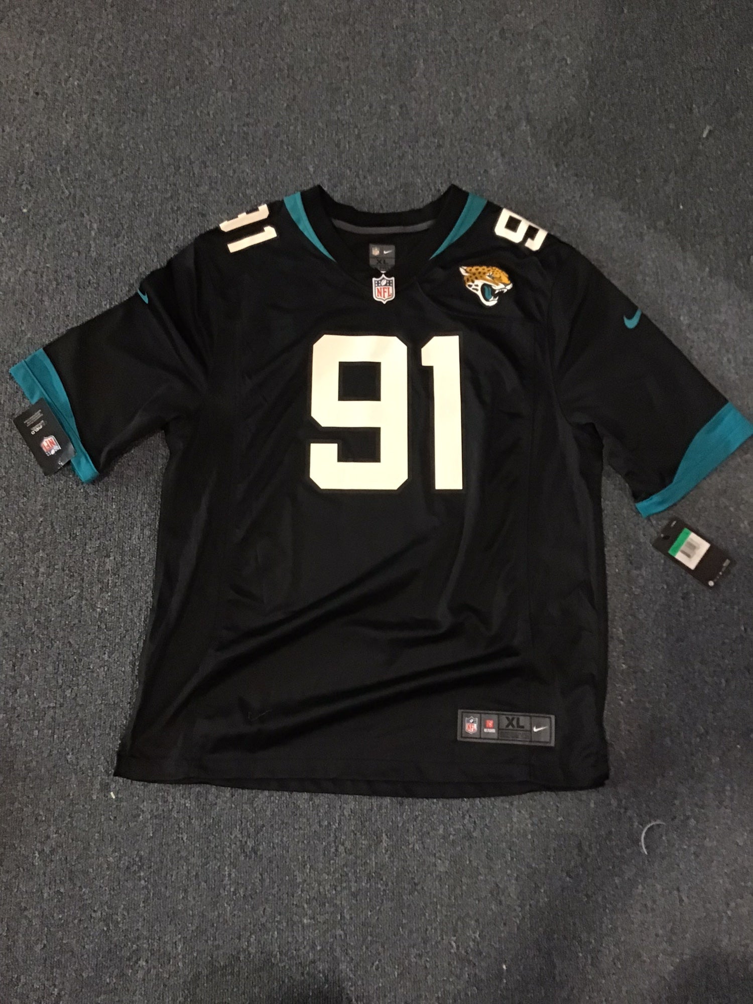 2015-16 JACKSONVILLE JAGUARS ROBINSON #15 NIKE GAME JERSEY (ALTERNATE) -  Classic American Sports