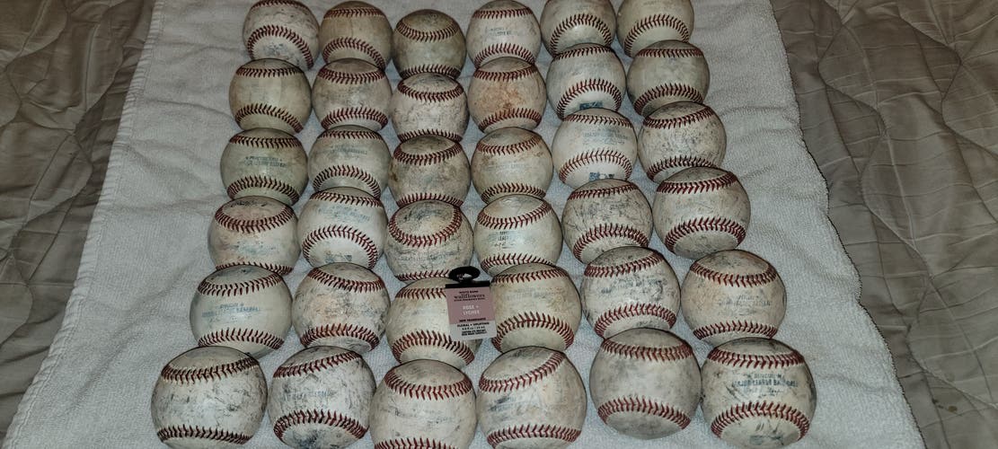 Used Rawlings Official Minor League Baseballs 36 Pack (3 Dozen)