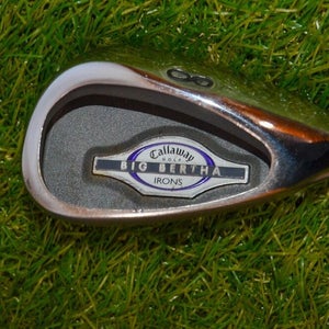 Callaway	Big Bertha Irons	8 Iron	RH	35.5"	Graphite	Ladies	New Grip