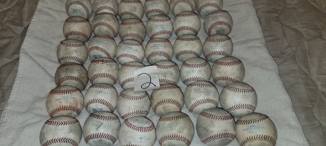 Used Rawlings Official Minor League Baseballs 36 Pack (3 Dozen)