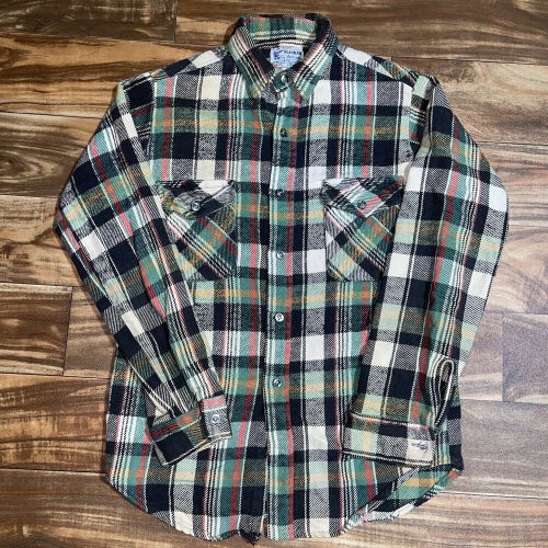 Vintage The Alaskan Klondike Flannel Shirt Mens Medium M Plaid USA Outerwear