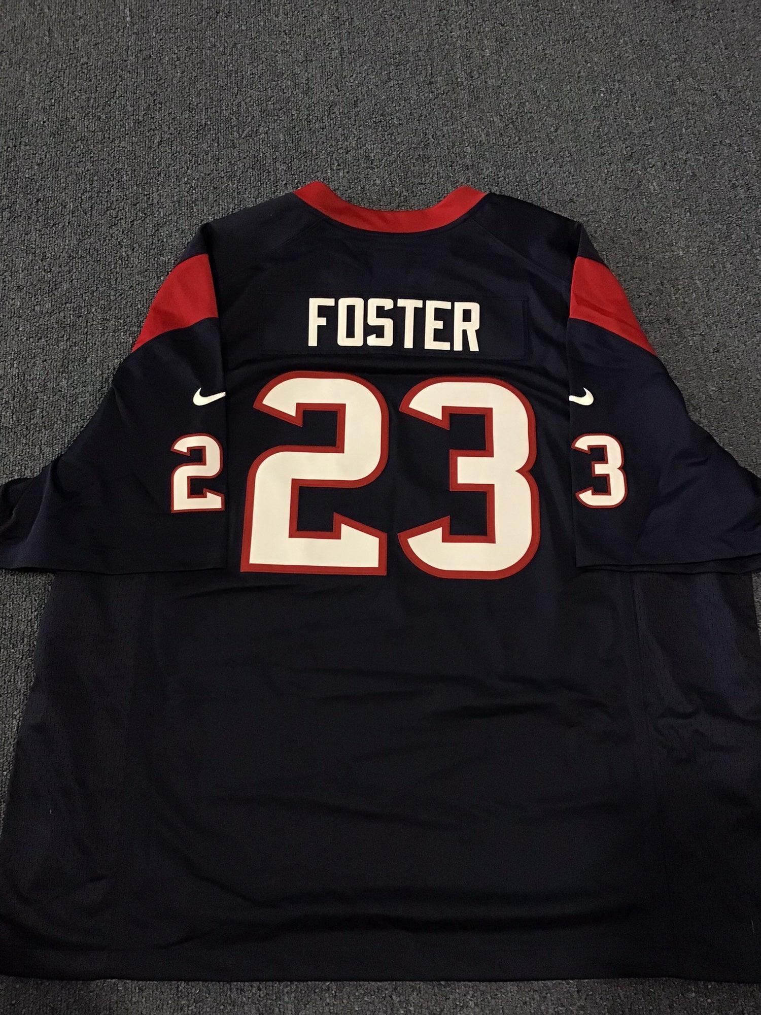 NWT Houston Texans Mens 4XL Nike Jersey #23 Foster