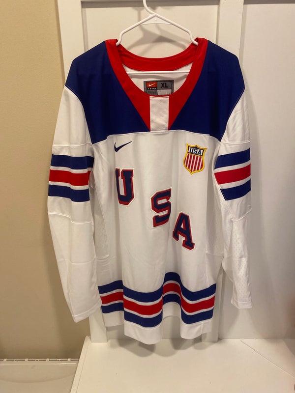 NWT Nike IIHF Team USA Navy Blue Hockey Jersey XL
