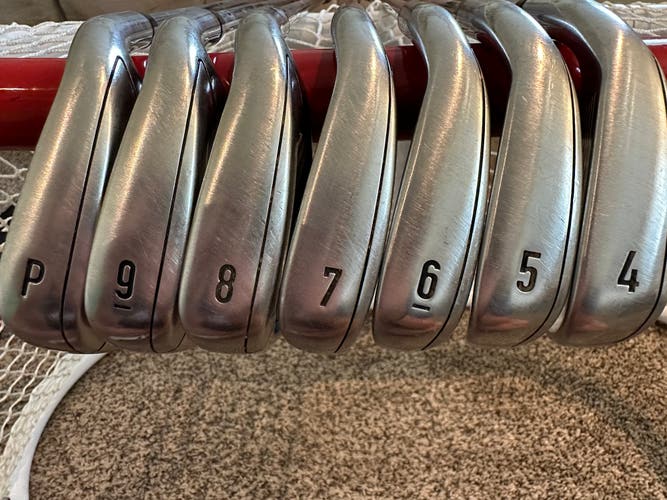 Used Right Handed Stiff Flex Steel Shaft Mavrik Iron Set