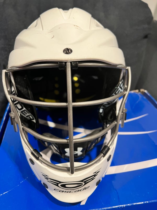 Cascade M11 Pro Box Lacrosse Helmet Small W/ Gait G7 Junior Cage SidelineSwap
