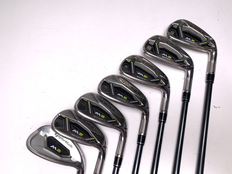 TaylorMade M2 Iron Set - 5-PW, AW, SW - REAX 65 Regular Flex