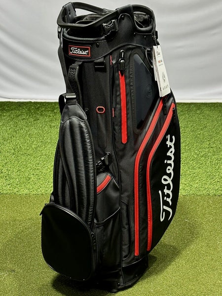 Titleist Hybrid 14 Stand Bag Black/Black/Red