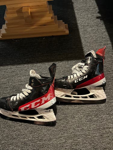 Used CCM Pro Stock Size 8.5 JetSpeed FT4 Pro Hockey Skates