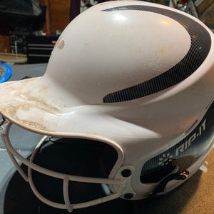 Used Rip It Face Guard Softball Helmet