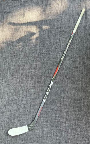 Charlie Coyle Game Used Autographed Hockey Stick