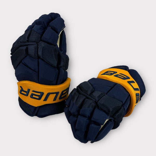 Pro Stock 13” Bauer Buffalo Sabres Supreme 2S Hockey Gloves Olofsson