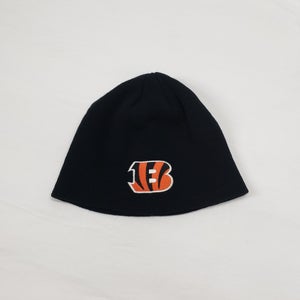 Adult Black Cincinnati Bengals NFL Football Team Beanie Knit Hat Cap Toboggan OS