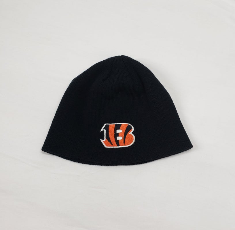 Cincinnati Bengals New Era Knit Trapper Hat - Black