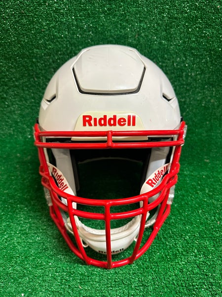 Riddell Speed Youth Football Helmet, White/Gray, Small