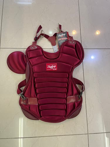 New Rawlings RCP Adult Cardinal Chest Protector
