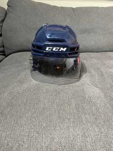 Used CCM Super Tacks X Helmet Size Medium with Visor