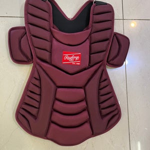 New Rawlings Adult Workhorse Maroon Chest Protector