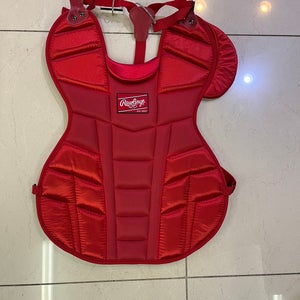 New Rawlings Adult Scarlet Red AGP2 Chest Protector