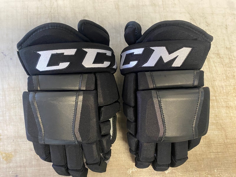 CCM HG97 Pro Stock Hockey Gloves 14" Black Stars 4099