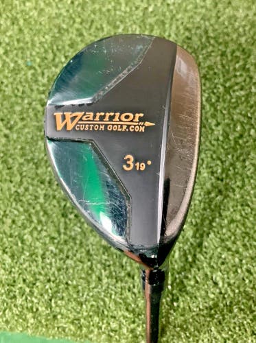 Warrior Golf  3 Hybrid 19* /  RH / Stiff Graphite  ~40" / Nice Grip / dj1156