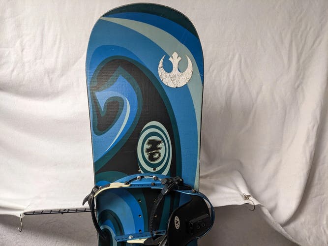 HQ Snowboard w/ vintage K2 Bindings Size 158 Color Blue Condition Used