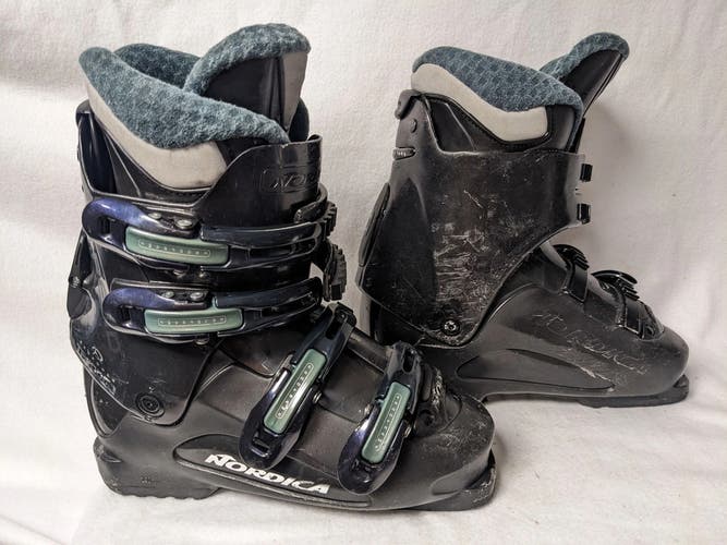 Nordica Trend CX Women's Ski Boots Size 25.5 Color Black Condition Used Item Cle