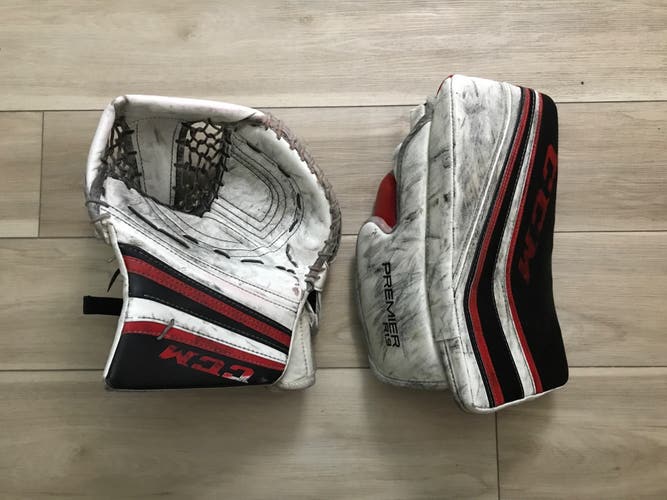 CCM Premier R1.9 Hockey Goalie Glove & Blocker Set