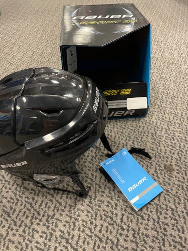 Bauer Black Re-Akt 95 Large Helmet