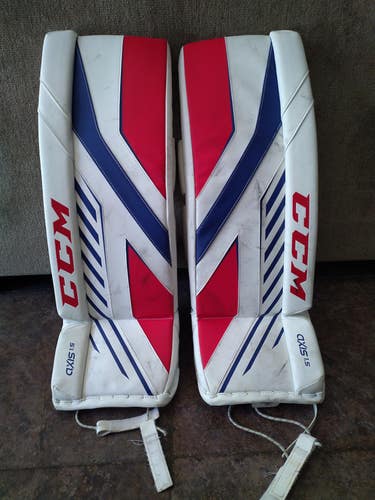 28" CCM Axis 1.5 Goalie Leg Pads -