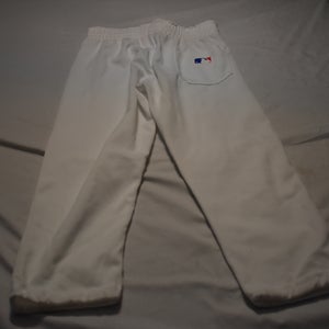 NEW - Team MLB by Majestic Polyester Baseball Pants, White, Youth Large