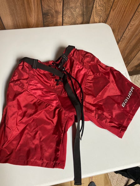 Red New Medium Bauer Supreme Pant Shell | SidelineSwap | Buy and Sell ...