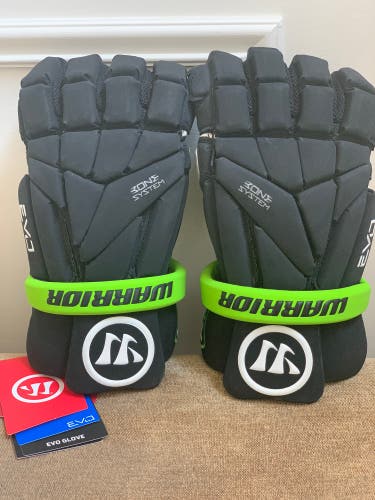 Warrior Evo Men’s Lacrosse Gloves ~ BRAND NEW