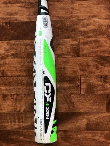 Used USSSA 2017 DeMarini Composite CF Zen Green Goat Baseball Bat (-5) 26 oz 31"