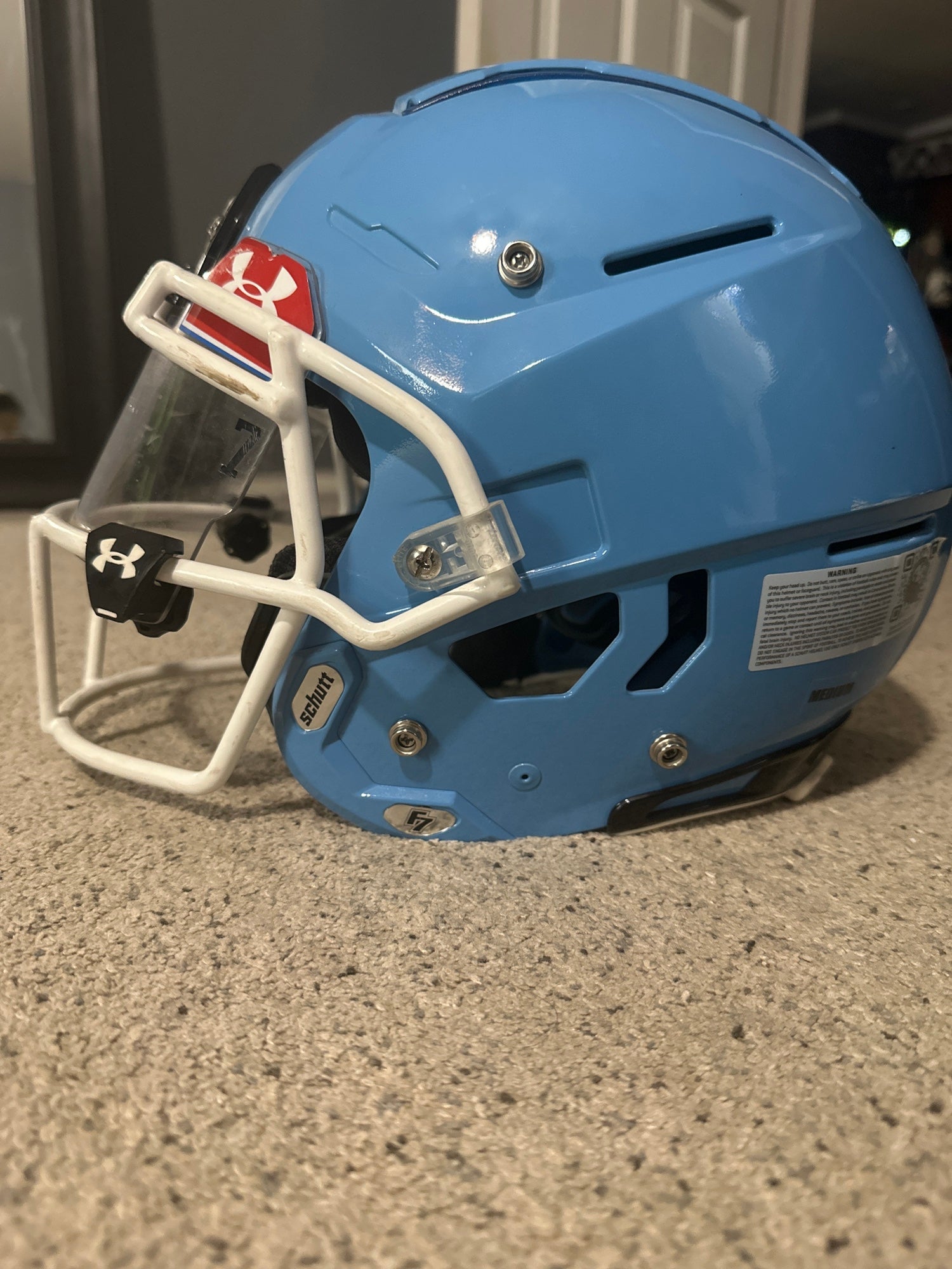 blue f7 helmet Schutt Adult VTD Football with Facemask The Schutt F7 2.0 utilizes the same iconic styling of the original F7 F7 Pro Helmet: Revolutionizing Football