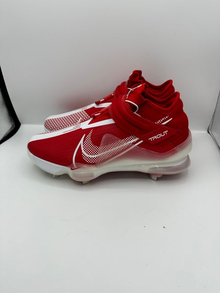 Nike Force Zoom Trout 7 Baseball Cleats Red CI3134-602 Men's Size 9.5